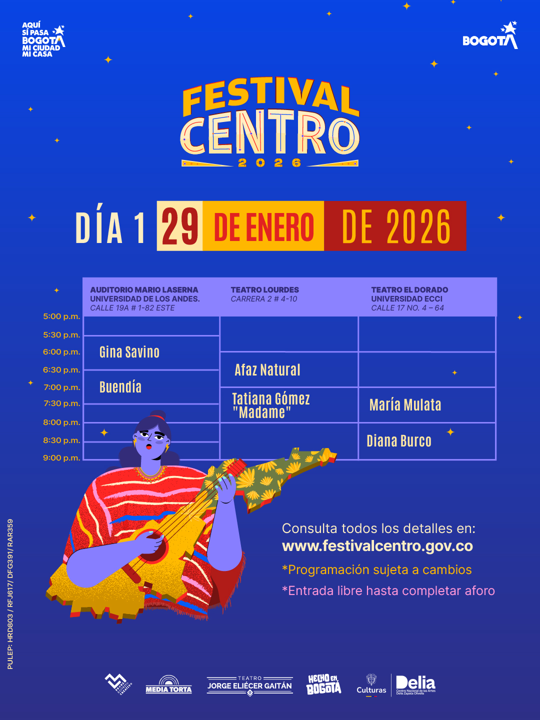 Festival Centro 2026 29 ENERO